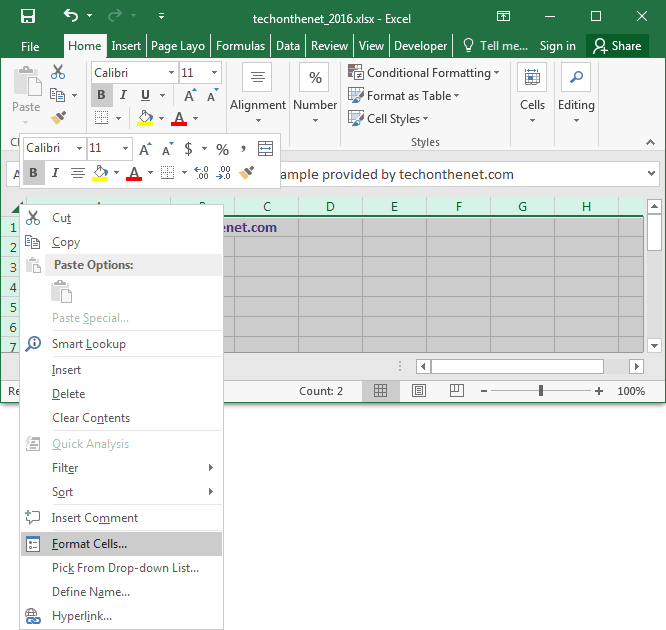 insert a checkbox in excel for mac cell